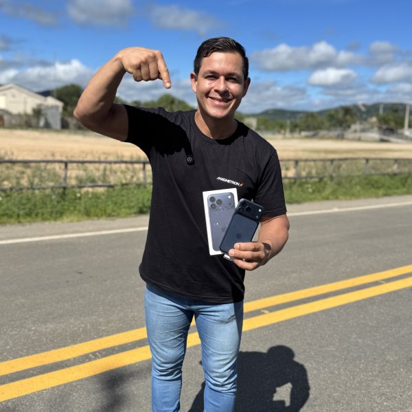 1º IPHONE 17 PRO MAX OU R$ 7.000,00 2ª BOOMBOX 4 